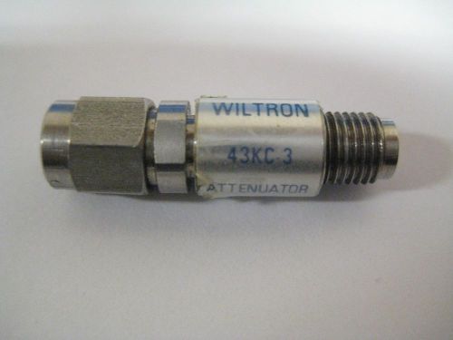 Anritsu Wiltron 43KC-3 3 dB Fixed Attenuator 40GHz 2 Watts