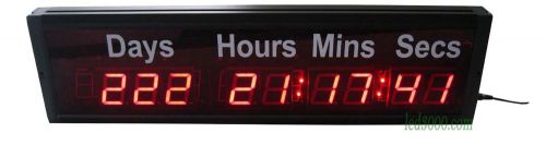 9digits1.8inch height character days,hours,minutes and seconds countdown clock for sale