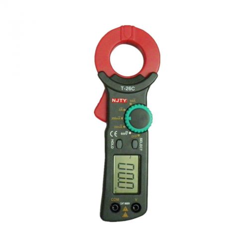 small current ranges 26C 1999 digits clamp meter 20mA/200mA/2A/60A