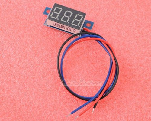 1PCS Blue LED Panel Meter Digital Voltmeter DC 0-30V