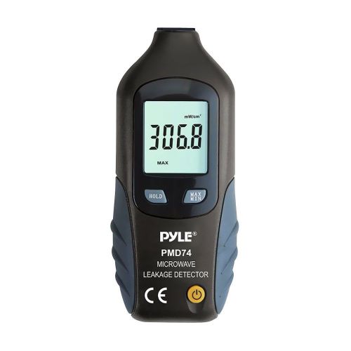 New pyle pmd74 handheld pocket digital lcd microwave leakage radiation detector for sale