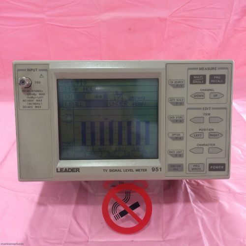 Leader TV Signal Meter Model : 951 Made in Japan