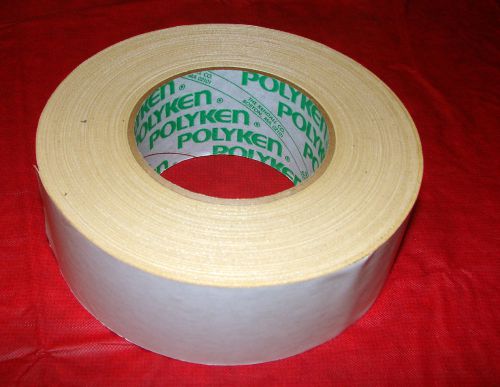 1 ROLL 2 inch x 36 yard POLYKEN 100D Prem Double-Sided Cloth Carpet Tape