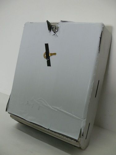 NEW Bobrick B-262 Brushed Stainless Steel Paper Towel Dispenser