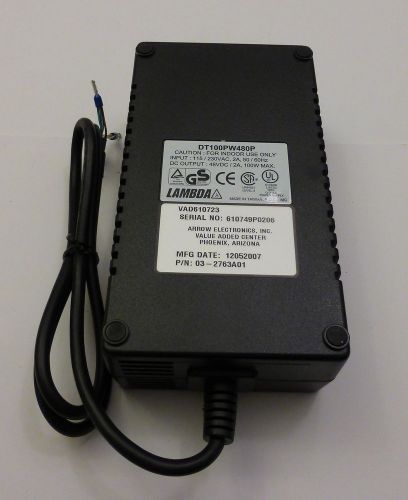 LAMBDA DT100PW480P Power Supply 115-230VAC IN 48VDC OUT NEW