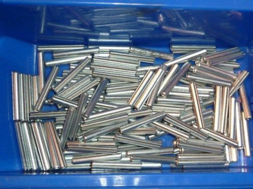 130 Spring / Roll Pin Slotted 3/16&#034; x 1-1/4&#034; 18-8 Steel &amp; Zinc Plated - NIB-