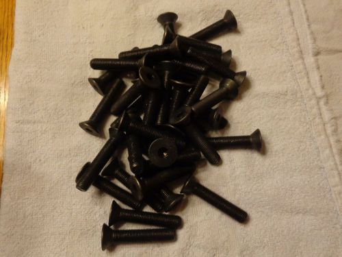 3/8&#034;-24 x 2&#034; Black Oxide Finish Flat Socket Cap Screw ( QTY 40 )