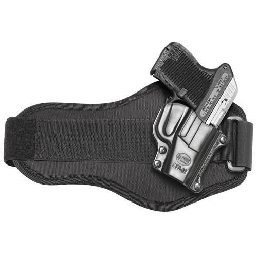 Fobus gl26alh black lh self-locking glock 26/27/33 ankle gun holster w/ vecro for sale
