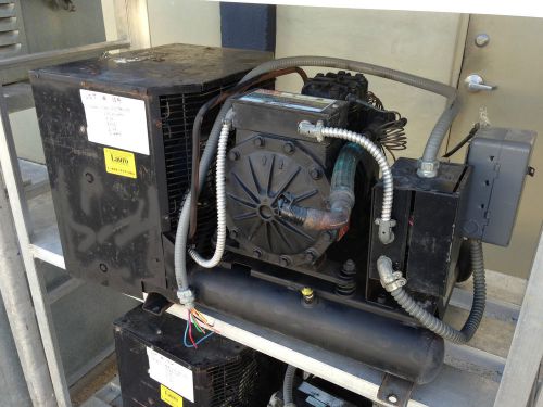 Copeland 2 hp low temp condensing unit 208/230v, 3 ph, r502 (lot #104) for sale