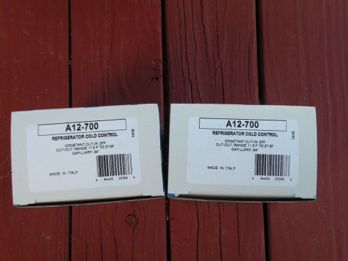 refrigerator cold control ranco a12-700 constant cut in 37f  selling two
