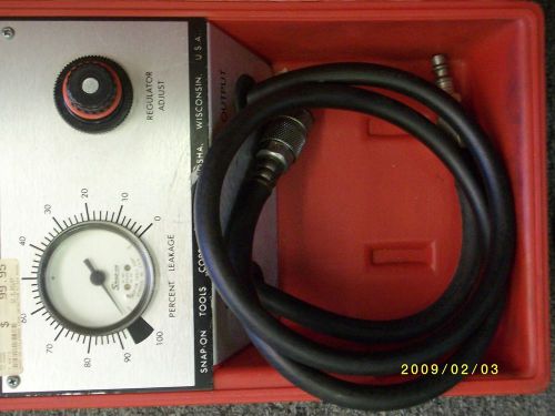 Snap on cylinder leak detector model mt 324 w/ original red case for sale
