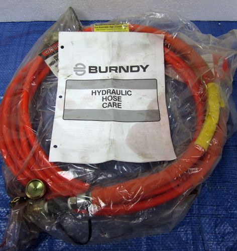 Burndy 3/16 25 ft insulated non-conductive hydraulic hose 10,000 psi pt2990025 for sale