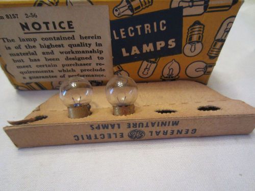Lot of 2 GE General Electric 429 GE429 Miniature Lamps Light Bulbs
