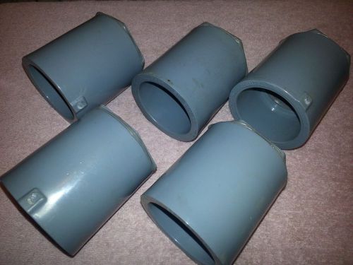 5 nibco schedule 80 sch cpvc 2&#034; - 1-1/4&#034; coupling reducers made in usa f-439 for sale