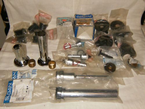 Sloan/danco flushometer repair parts lot, qty 24 items, over ($350 value) for sale
