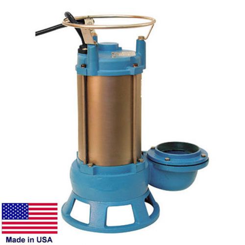 Sewage shredder pump submersible - industrial - 3&#034; port - 2 hp - 3 phase - 460v for sale