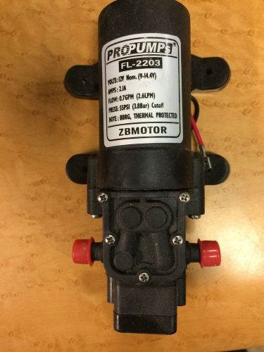 New ProPump FL-2203 2.1A 0.7 GPM 55 PSI Electric Water Pump  12V