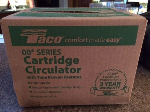 Taco 011-f4 cartridge circulator pump high volume for sale