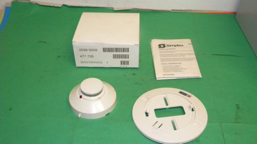NEW! Simplex 2098-9209 Photoelectric Smoke Detector 20989209