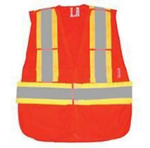 Degil safety 7825300 reflex - csa traffic vest - orange vest 5 point with pocket for sale