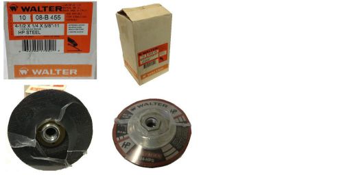 Walter sanding discs- 4-1/2x1/4x5/8-11 box of 10 factory sealed for sale