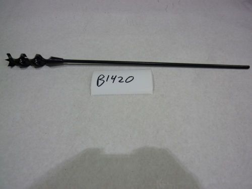 Flexible shaft drill bit, better bit by brock bb-0271, 1&#034; x 18&#034; auger (nos) for sale