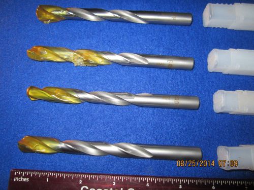 Chicago-Latrobe 77665 Carbide Tipped 7/16 Jobber Drill Bits (4)