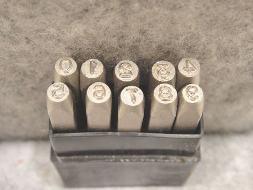 Eclipse 3mm marking punches; 10 pieces; in original box for sale