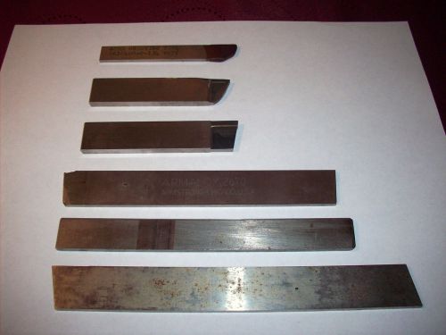 6 - Machinist&#039;s Cut Off Parting Blades (3 -ACME, 1 - Amaloy, 2 unkown)
