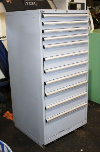 60&#034; h 11 # drawers lista 11 drawer tool cabinet for sale