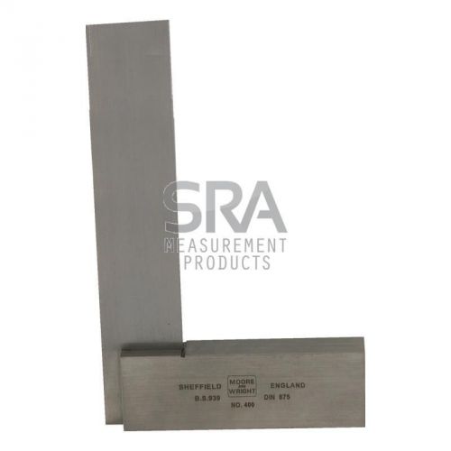 Engineer square 150mm/ 6&#034; moore and wright precision ground measure faces 400-06 for sale