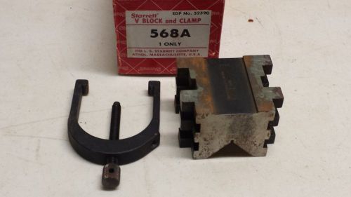 Starrett 568a v-block and clamp for sale