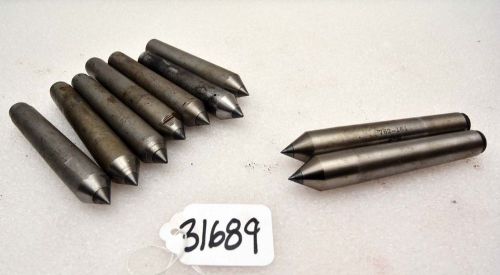 Lot of Carbide Tipped Dead Centers (9) Items (Inv.31689)