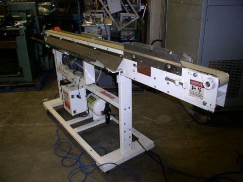 1995 goodman gp600-7000, contact area: 3&#034; x 8&#039;, small profile conveyor w/blowoff for sale