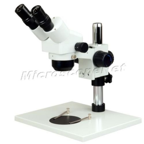 OMAX Stereo Microscope Binocular Zoom 10-80X with Light Large Metal Sturdy Stage