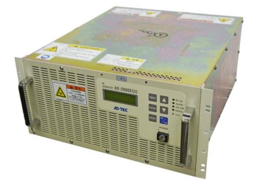 Adtec ax-2000euii-n 2000w rf power plasma air cooled generator 13.56mhz ad-tec for sale