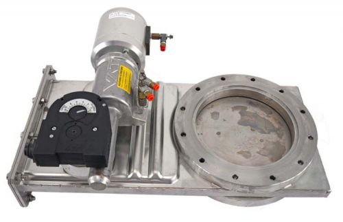 Vat series 640 64046-pe28-0006 8” iso-f 200 gate valve w/3-position actuator for sale
