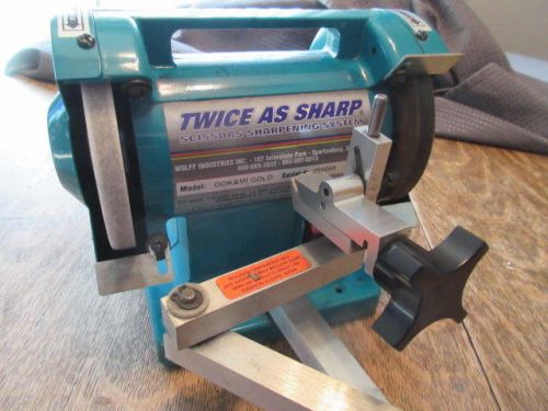 Wolff Industries Twice As Sharp Scissors Sharpening System OOKAMI GOLD