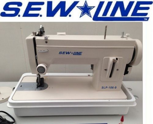 Sewline  new 106 portable walking foot custom*package industrial sewing machine for sale