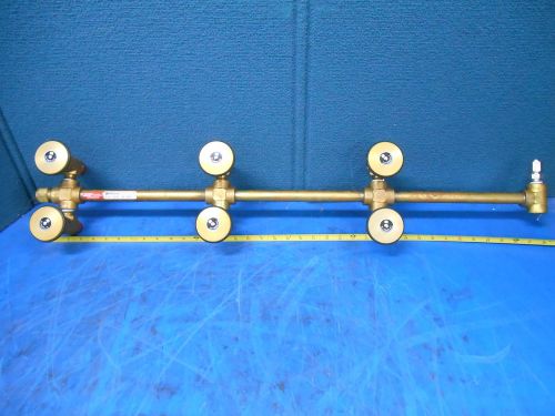 Matheson gas products welding six station double row high purity manifold for sale