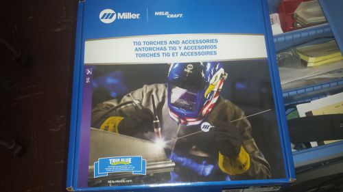 WELDCRAFT A-80F TIG TORCH PKG, 2PC, 25FT(7.6M), RUBBER WP-24F-25-2  MILLER