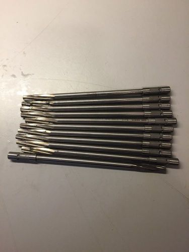 Guhring Quick Disconnect Drill Bits Size: .2455 OAL: 6&#034; Lot of 11
