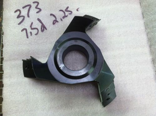 1-13/16 b 2.25 c 7.5 dia Shaper cutter 373 Carbide Insert Step down relief edge