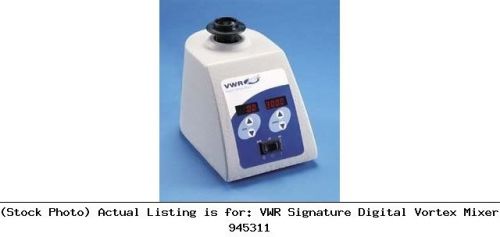 Vwr signature digital vortex mixer 945311 laboratory apparatus for sale