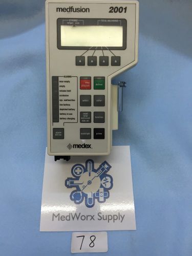 Medex Medfusion 2001 Ambulatory Syringe Infusion Pump Monitoring OR Lab #78