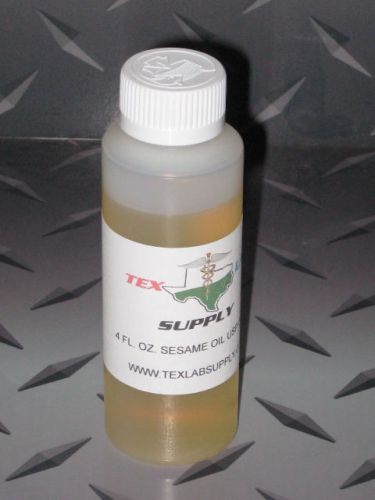 Tex Lab Supply 4 Fl. Oz. Sesame Oil USP Grade - Sterile