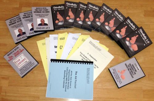 Ben Cummings ChiroBully 2.0 full marketing kit 5 dvd 8 cds Manual