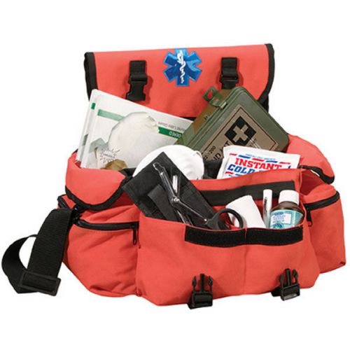 Orange first responder emt ems star of life bag       free shipping for sale
