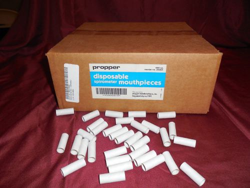 Pack of 50 - Propper Disposable Cardboard Spirometer Mouthpieces  242001