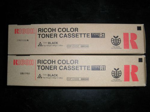 Genuine Ricoh Color Toner Cassettes Type R1 BLACK QTY2 888340 3245C 3235C 3228C